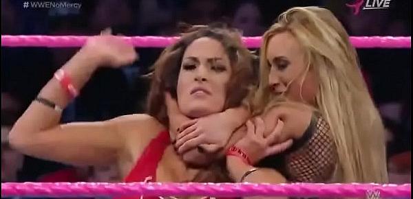  Nikki Bella vs Carmella. No Mercy 2016.